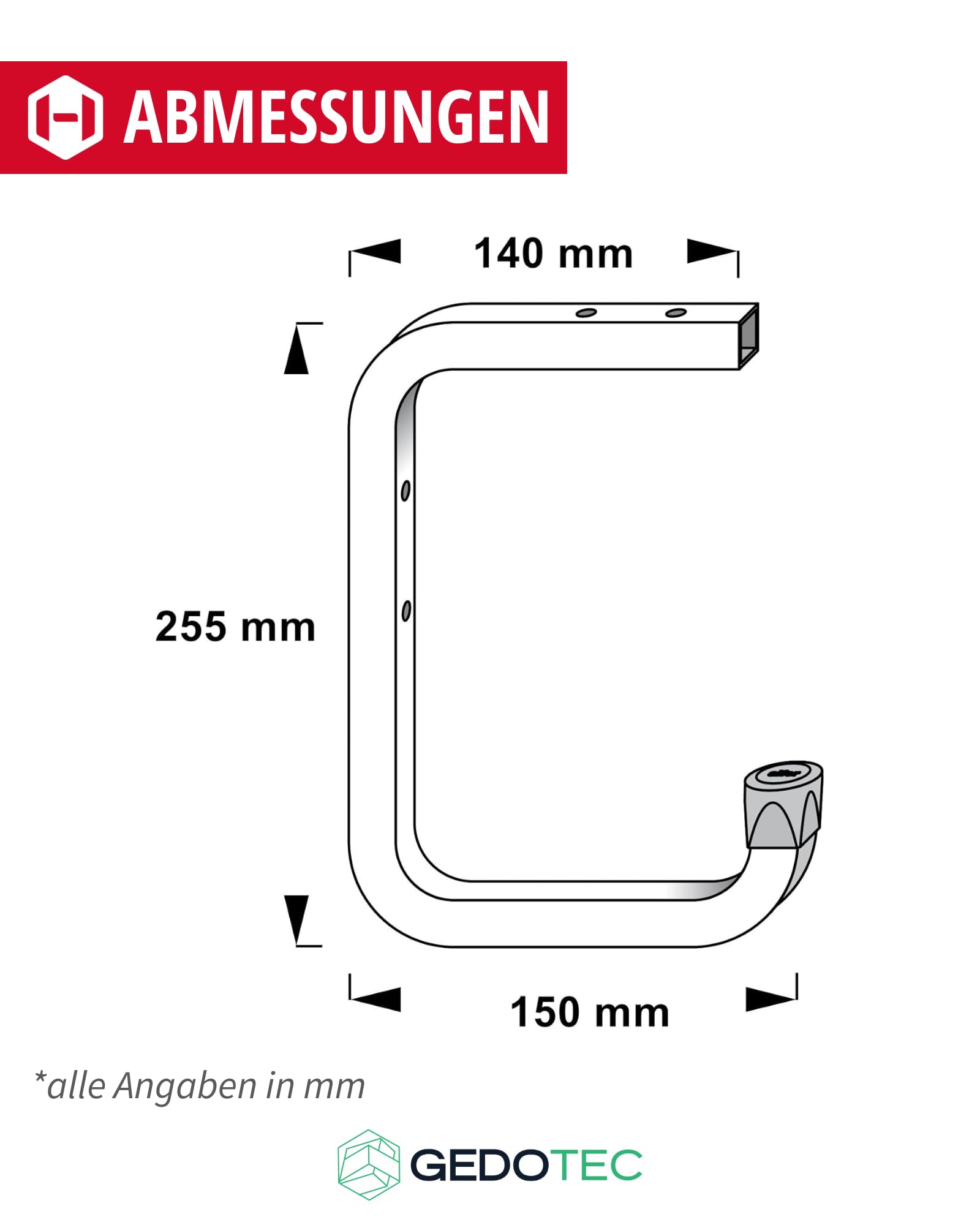 Ganci Da Parete Gedotec 10 Pezzi - Acciaio Zincato Con Gomma Rossa, Portata 30kg - Foto 11