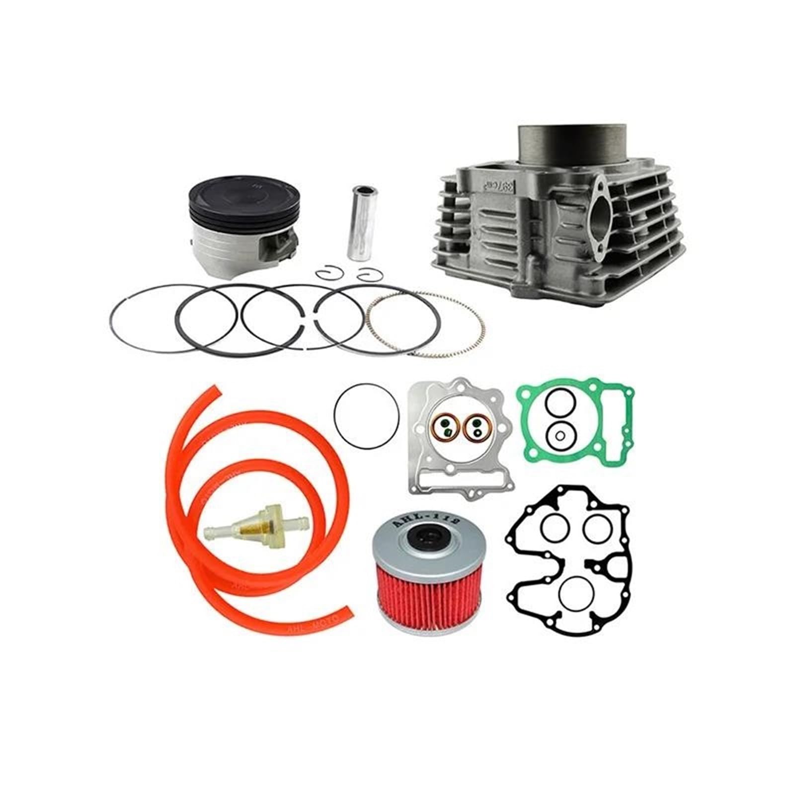 Bloque De Cilindros De Aire Para XR400 1996-2004 Kit De Pistones De 85 Mm Anillos Junta Manguera Combustible Filtro Aceite Gasolina Junta De Motor De Motocicleta