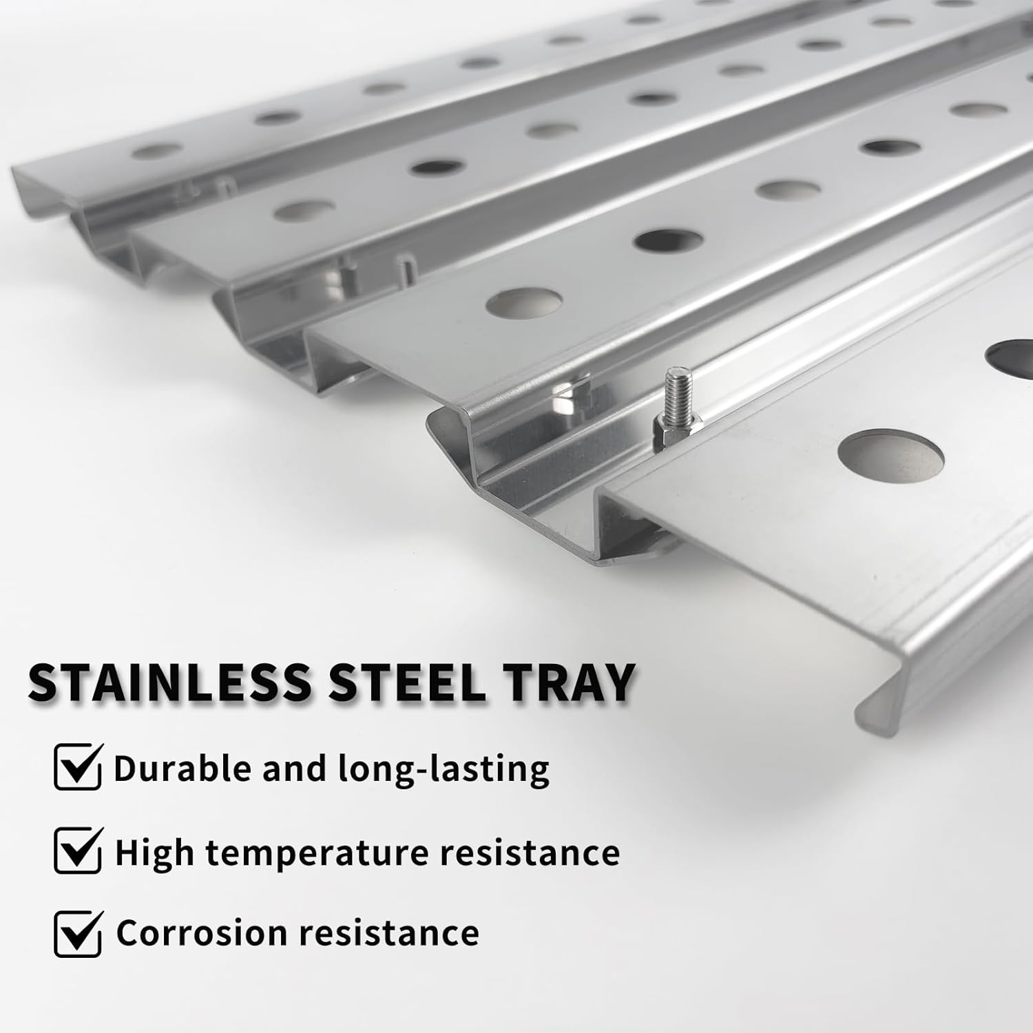 S23218-38Y Briquette Tray for Delta Heat 26 38 Inch Grill Replacement Parts for Delta Heat DHBQ38 DHBQ26 DHBQ38G DHBQ38R/S DHBQ26G Heat Plates Shield Ceramic Briquettes Tray