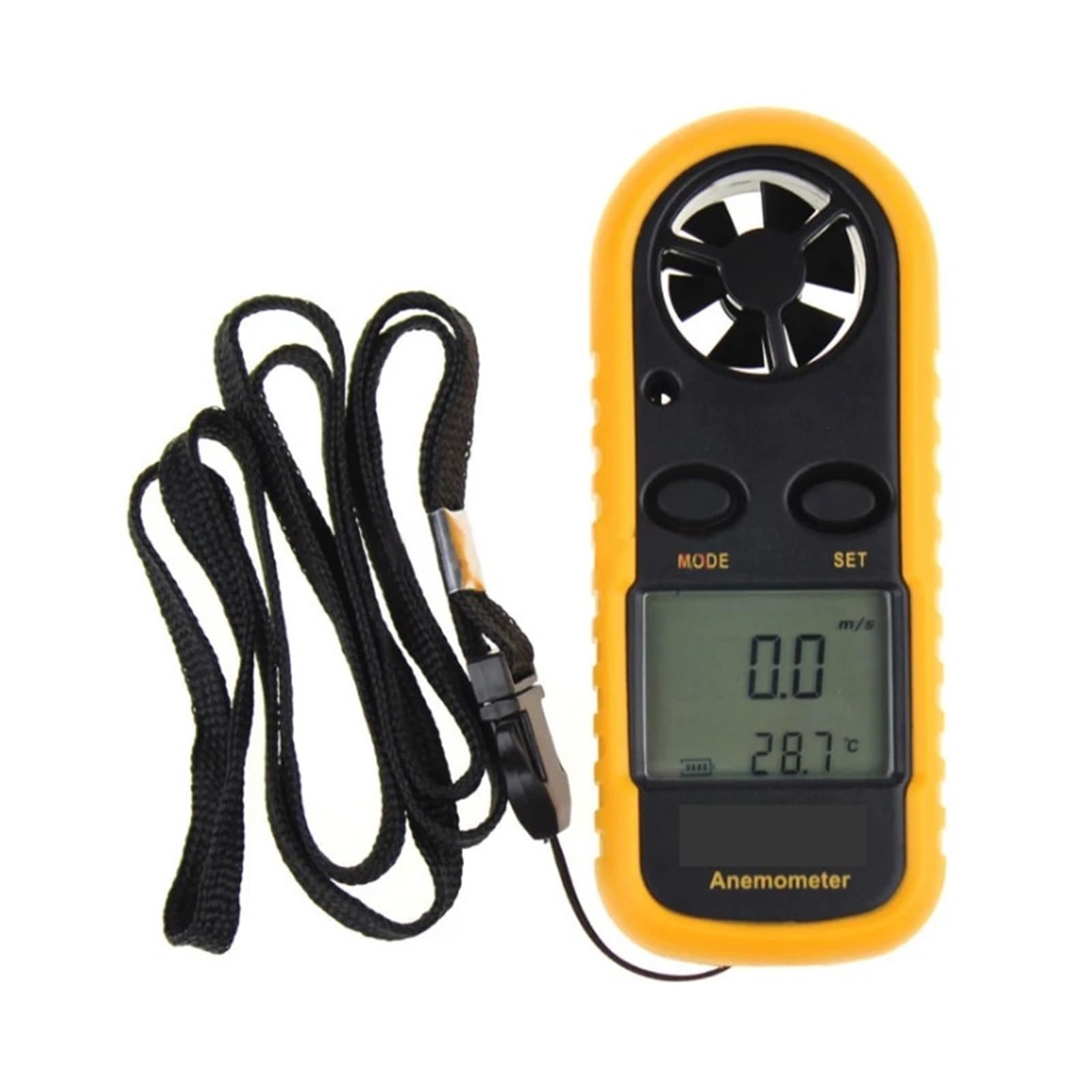 Anemómetro portátil GM816, termómetro, medidor de velocidad del viento, anemómetro, medidor de viento, 30 m/s, LCD, herramienta digital for medir el flujo de aire.