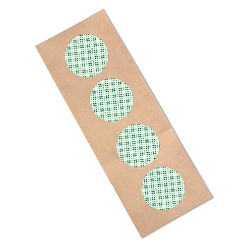 3M 4032 Cinta de espuma de uretano de doble capa, cinta circular de 1.75 pulgadas de diámetro para unión permanente. Cintas de sellado (250 piezas