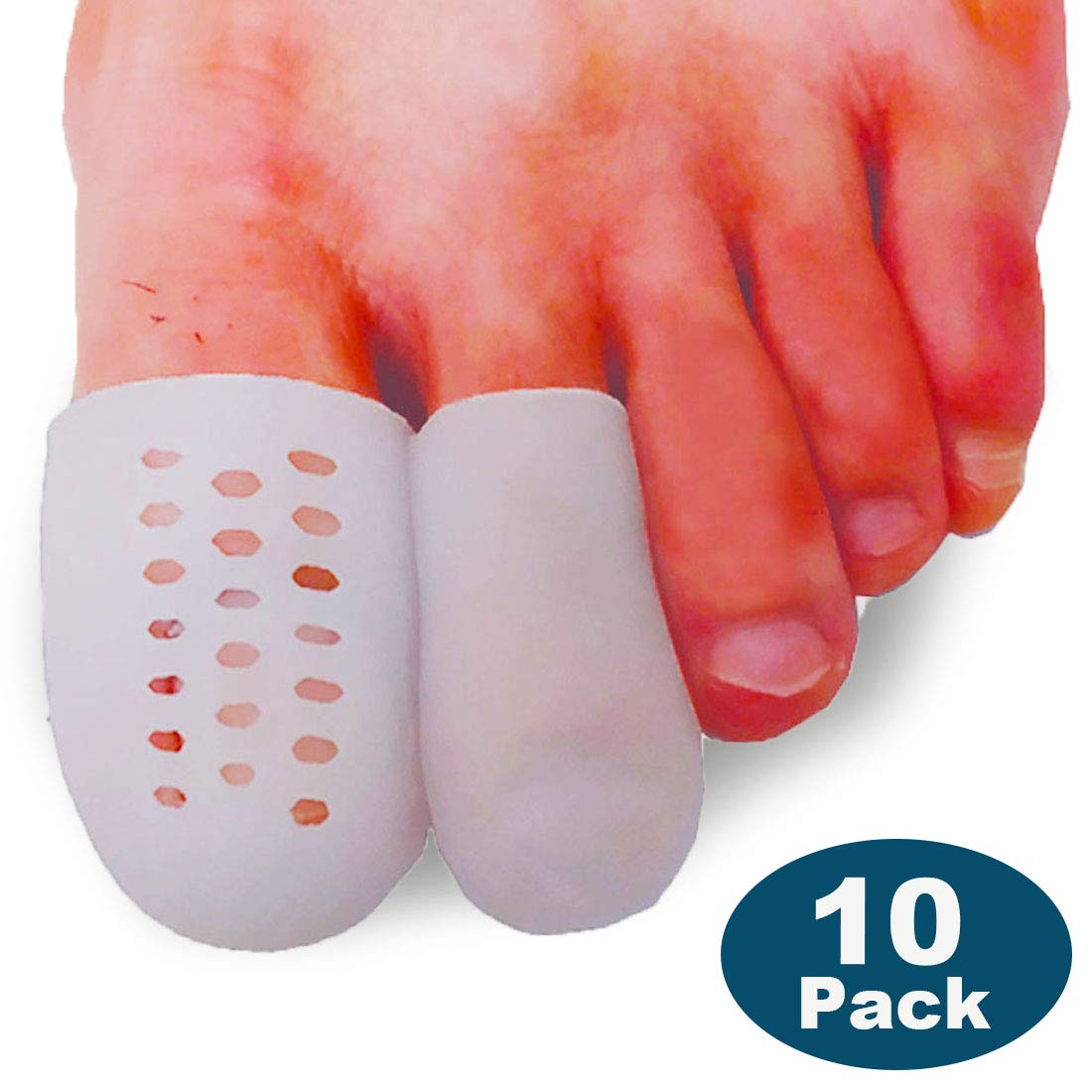 Buy Gel Toe Caps Prevents Callus, Breathable Hole Toe Protectors, Soft