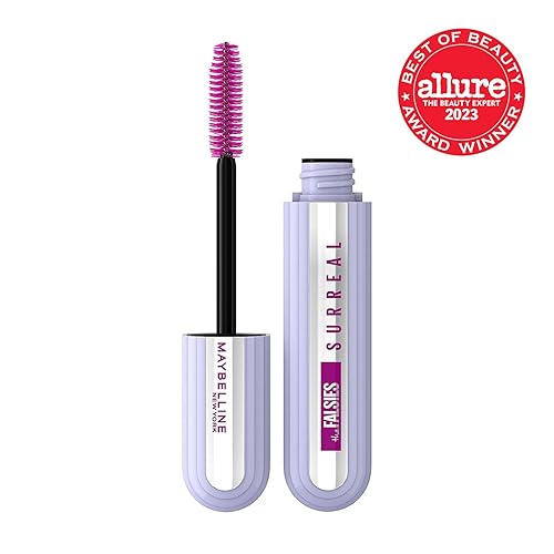 Miniatura 2 de Maybelline The Falsies Surreal Extensions - Máscara de pestañas lavable, voluminizadora, maquillaje alargador, color negro marrón, 1 unidad