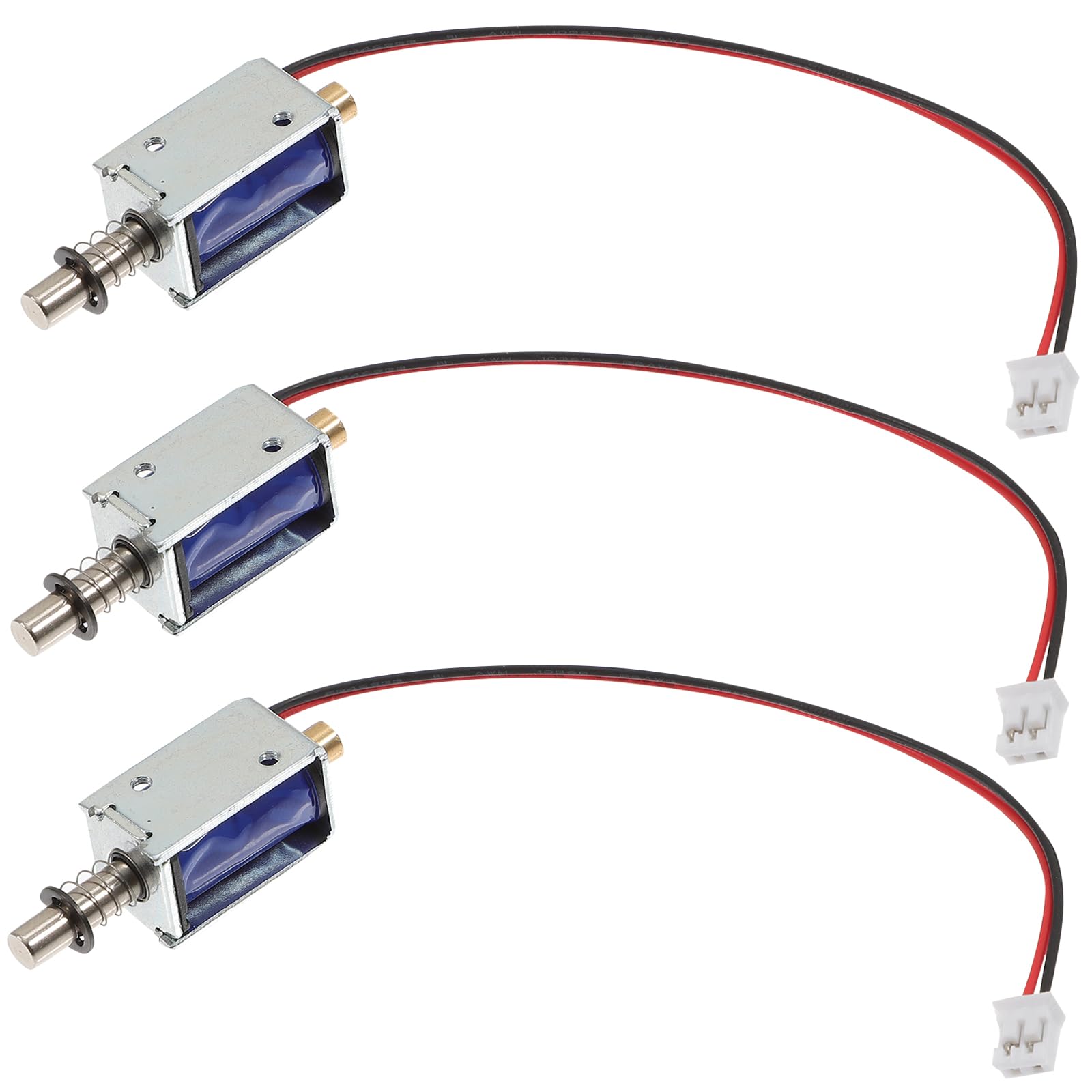 Actuador solenoide miniatura push-pull DC12V 2A electroimán marco abierto 4 mm para industria 8