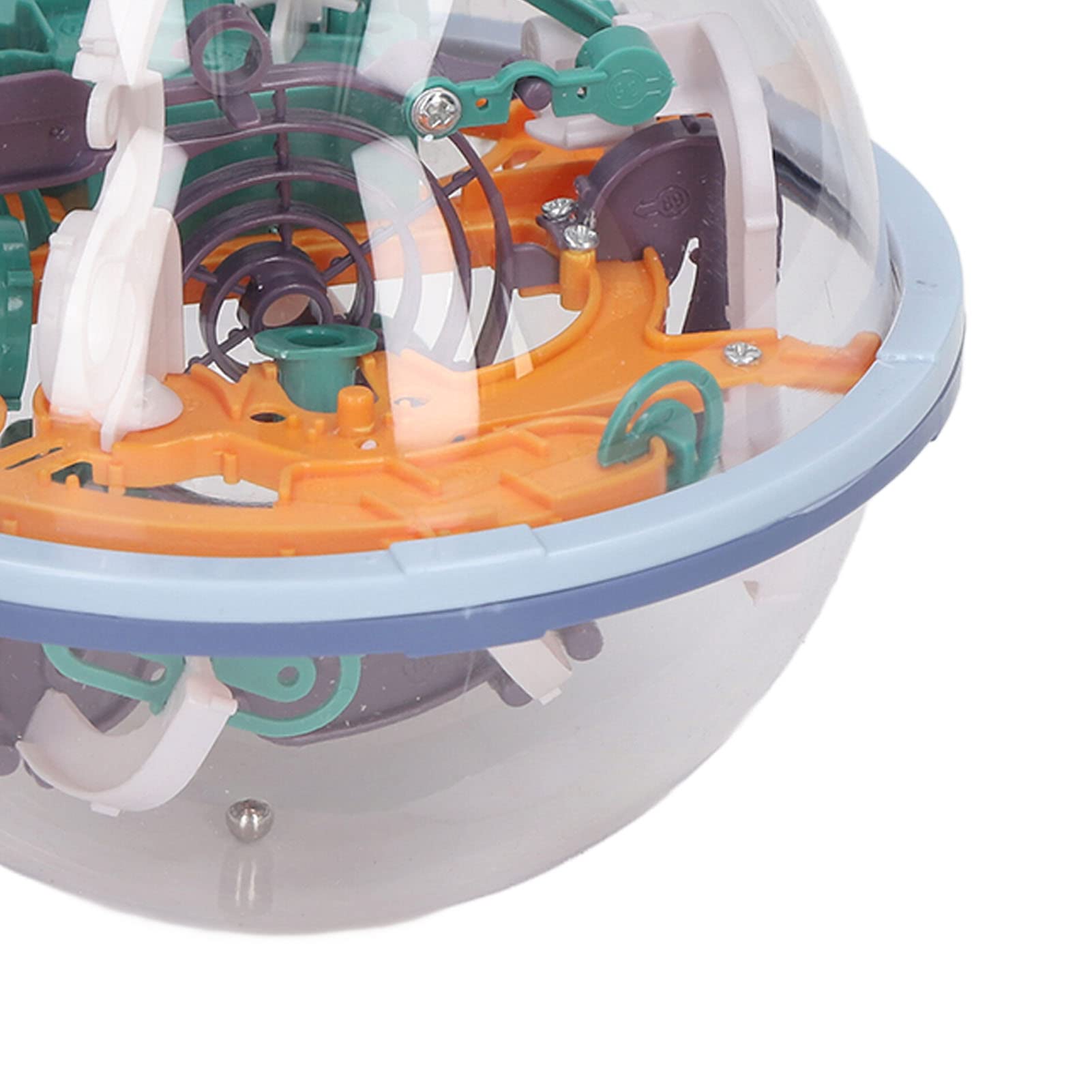 Bola de Laberinto 3D educativa, mejora el intelecto, desarrolla la paciencia, plástico para niños (100 obstáculos)