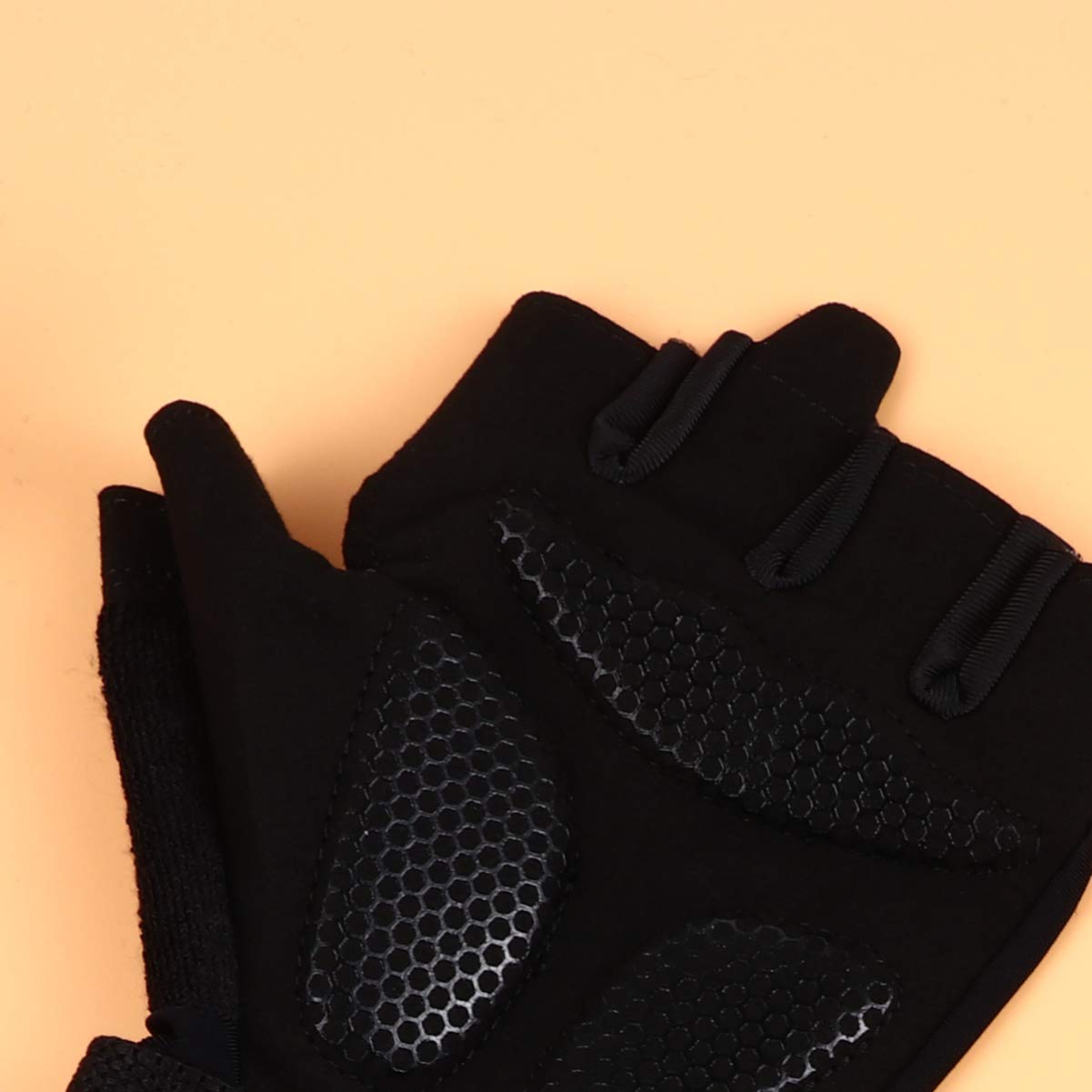 Toddmomy Lot De 3 Paires De D'haltérophilie De Fitness Demi-Doigts De Musculation D'extérieur Protège-Poignets Paumes Protectrices pour Équipement De Sport