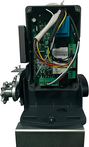 Miniatura 5 de GATEXPERT Kit de operador de puerta automática deslizante con 2 controles remotos, puertas deslizantes de hasta 1200 libras y motor de puerta