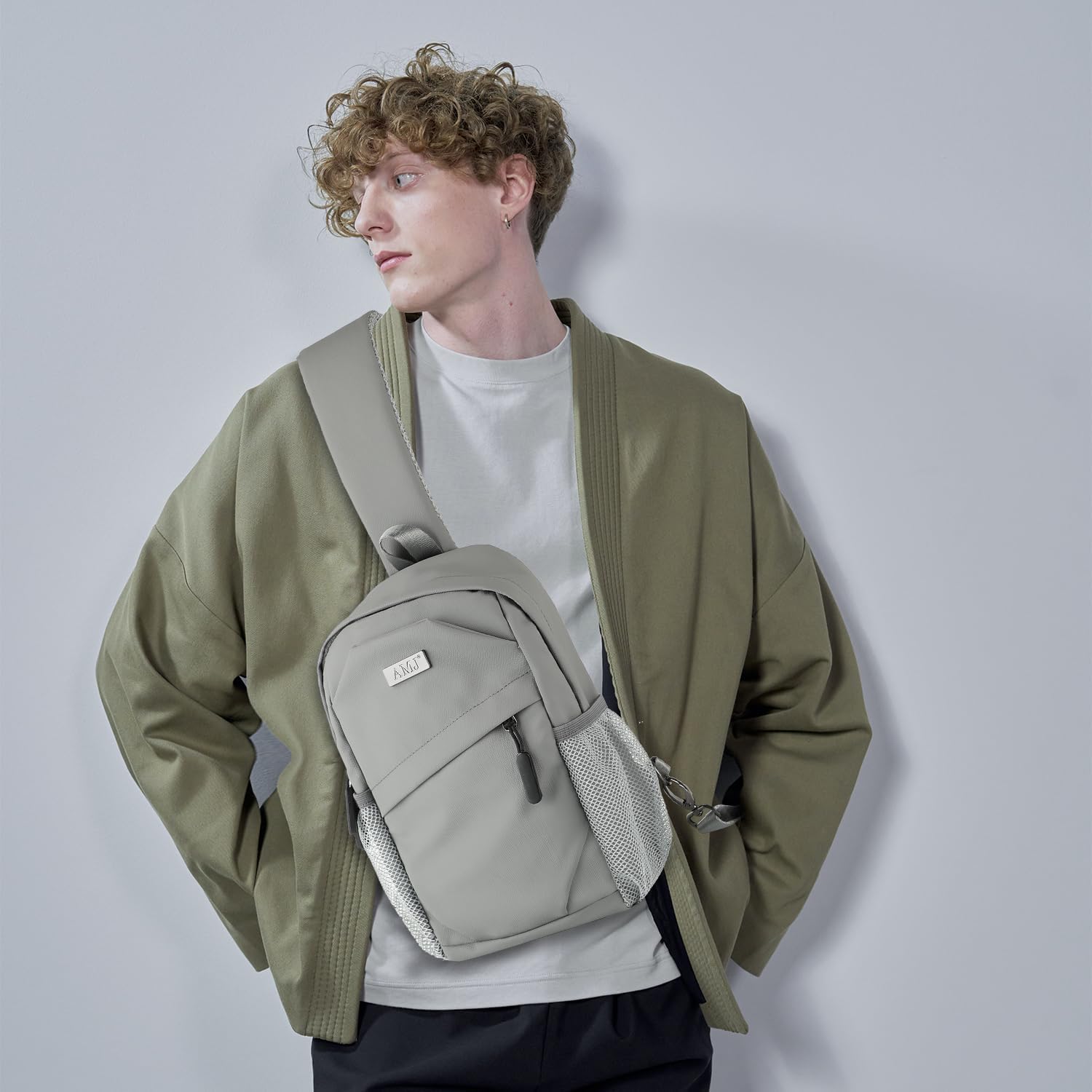 AMJ Cross-body Bag Small Handbag For Men, Shoulder Mini Bag For Women, Travel Chest Daypack for Hiking, Camping, Sports - Image 8