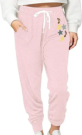 Women Baggy Sweatpants with Pockets Lounge Womens Pajama Pants Female Trouser