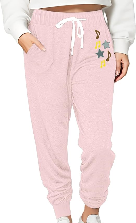 Women Baggy Sweatpants with Pockets Lounge Womens Pajama Pants Female Trouser