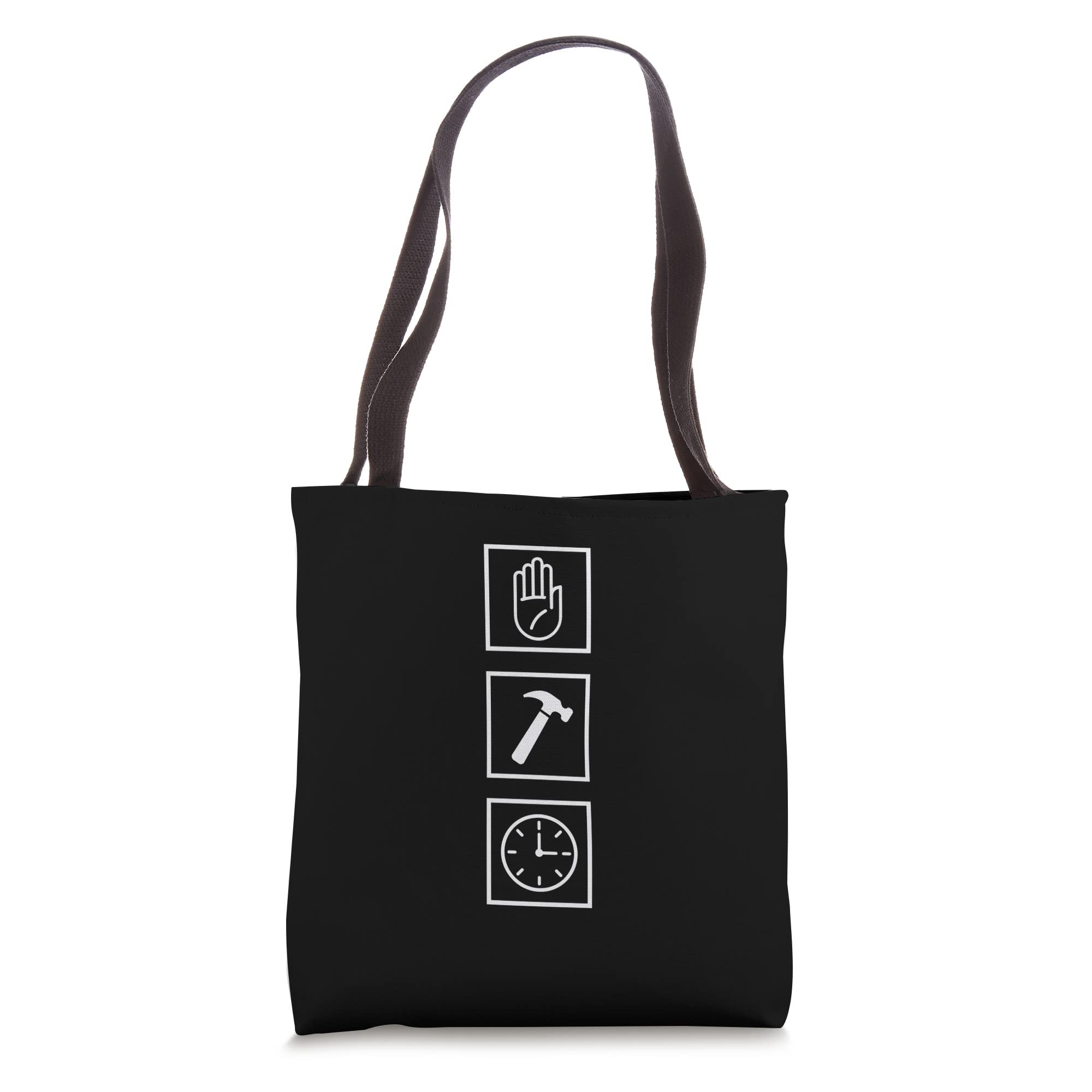 SpazzoFunny - Stop Hammer Time Graphic icon T-shirt Tote Bag