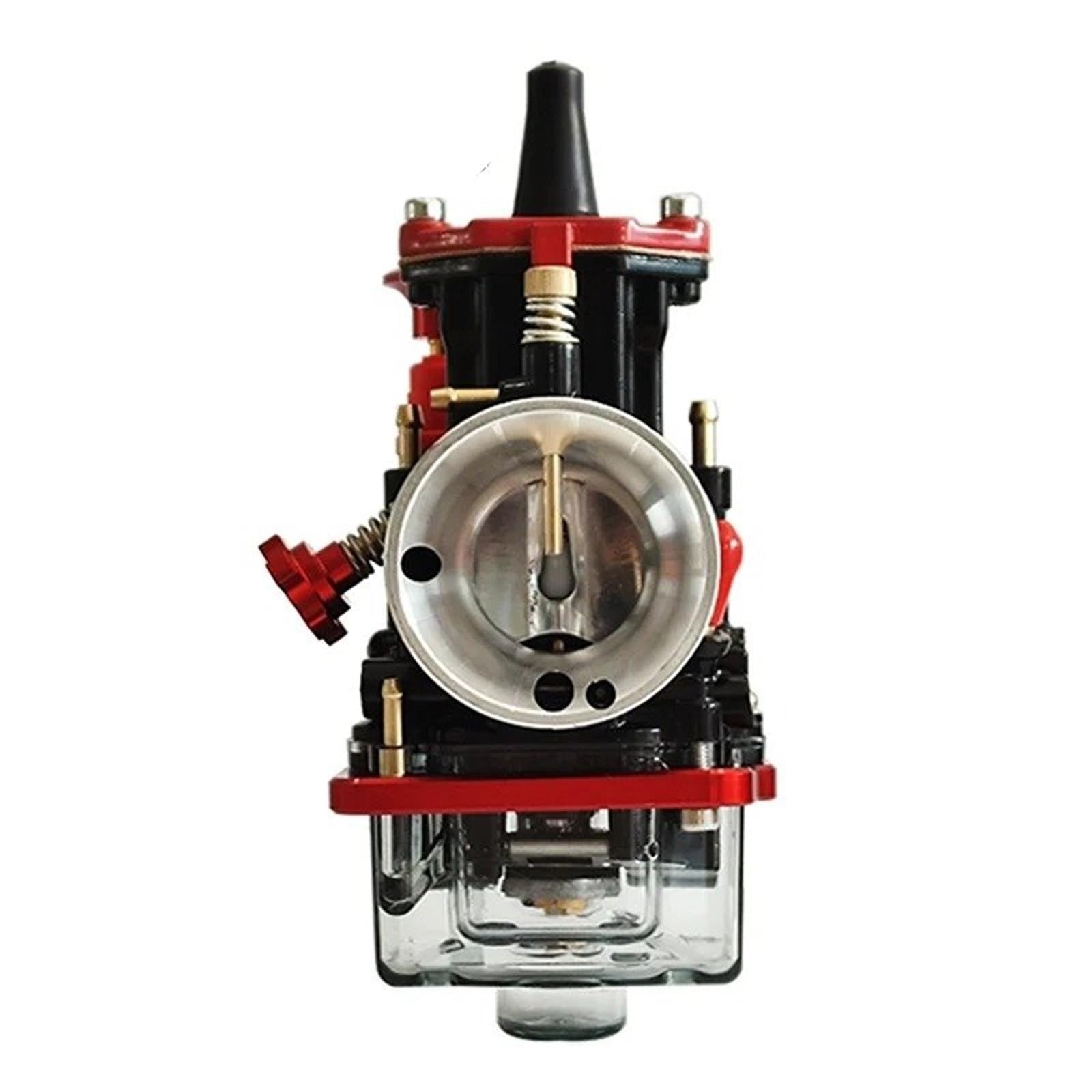 Carburateurs moto Carburateur Compétition Avec Gicleur Puissance Pour Moteur PWK 21-34 Mm 2/4 Temps 50-300 Cm³ Pour Quad SSV Moto Tout-terrain Et Moto(28mm)