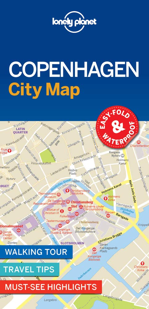 Lonely Planet Global Limited Copenhagen City Map