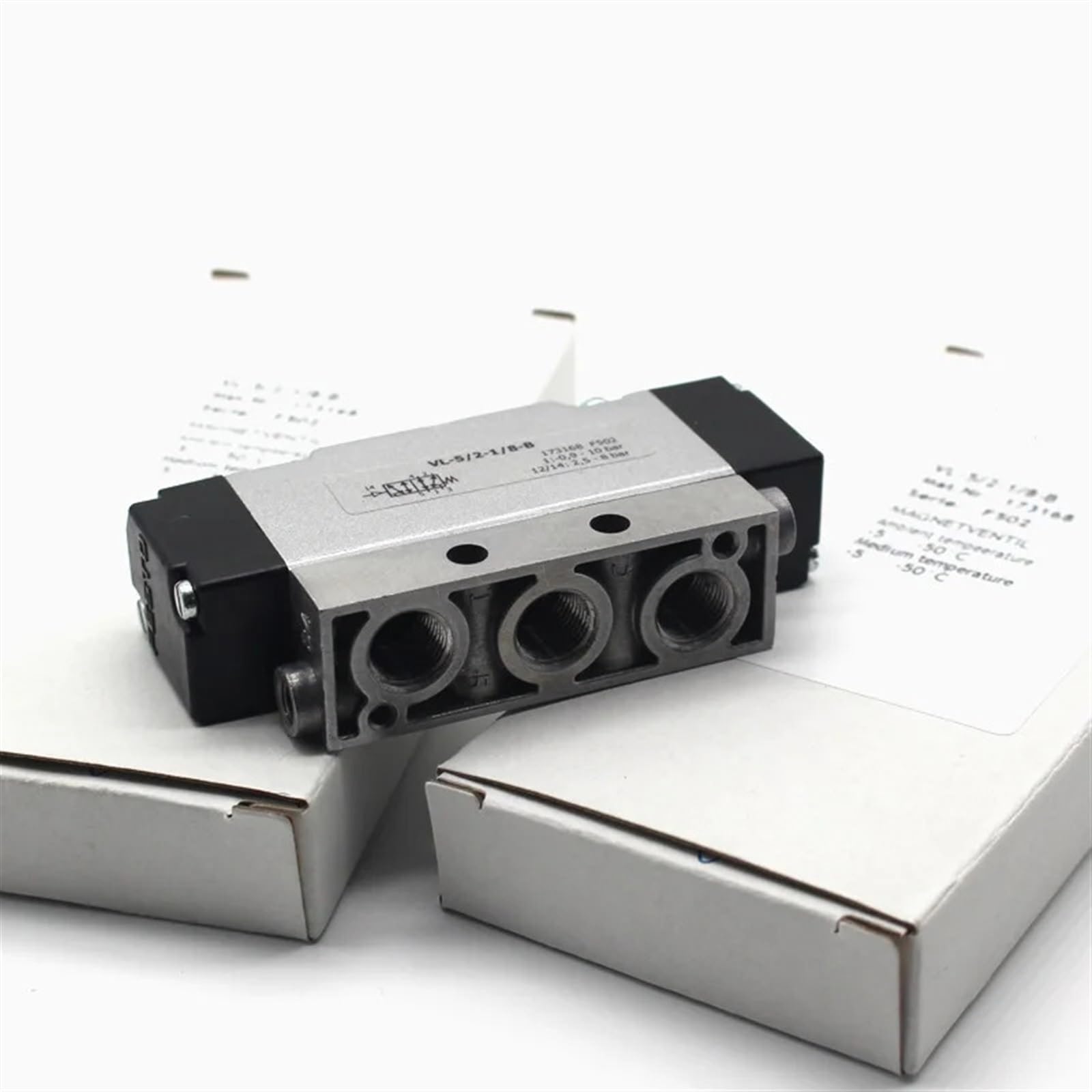 UWUKCJOKQ 1PC Pneumatic Air Control Valve VL-5/2-1/8-B 173168 VL-5/3G-1/8-B 173174(Vl-5i3g-1i8-b 173174)