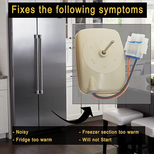 Miniatura 6 de Motor de ventilador evaporador WR60X10141 de Seentech  Ajuste exacto para GE Sears Kenmore Hotpoint  Reemplazar el número de pieza WR60X23584