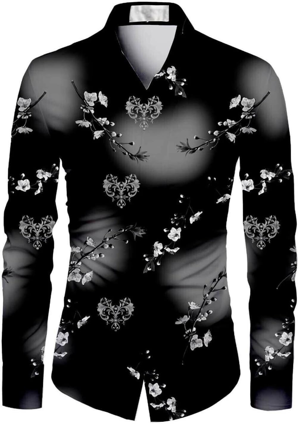 revue Men's Premium Unstitched Printed Shirt Fabric | Cotton Blend Shirting Material for Custom Tailoring | Floral Design Shirt Cloth for Casual Formal Office Party & Daily Wear-picture-14