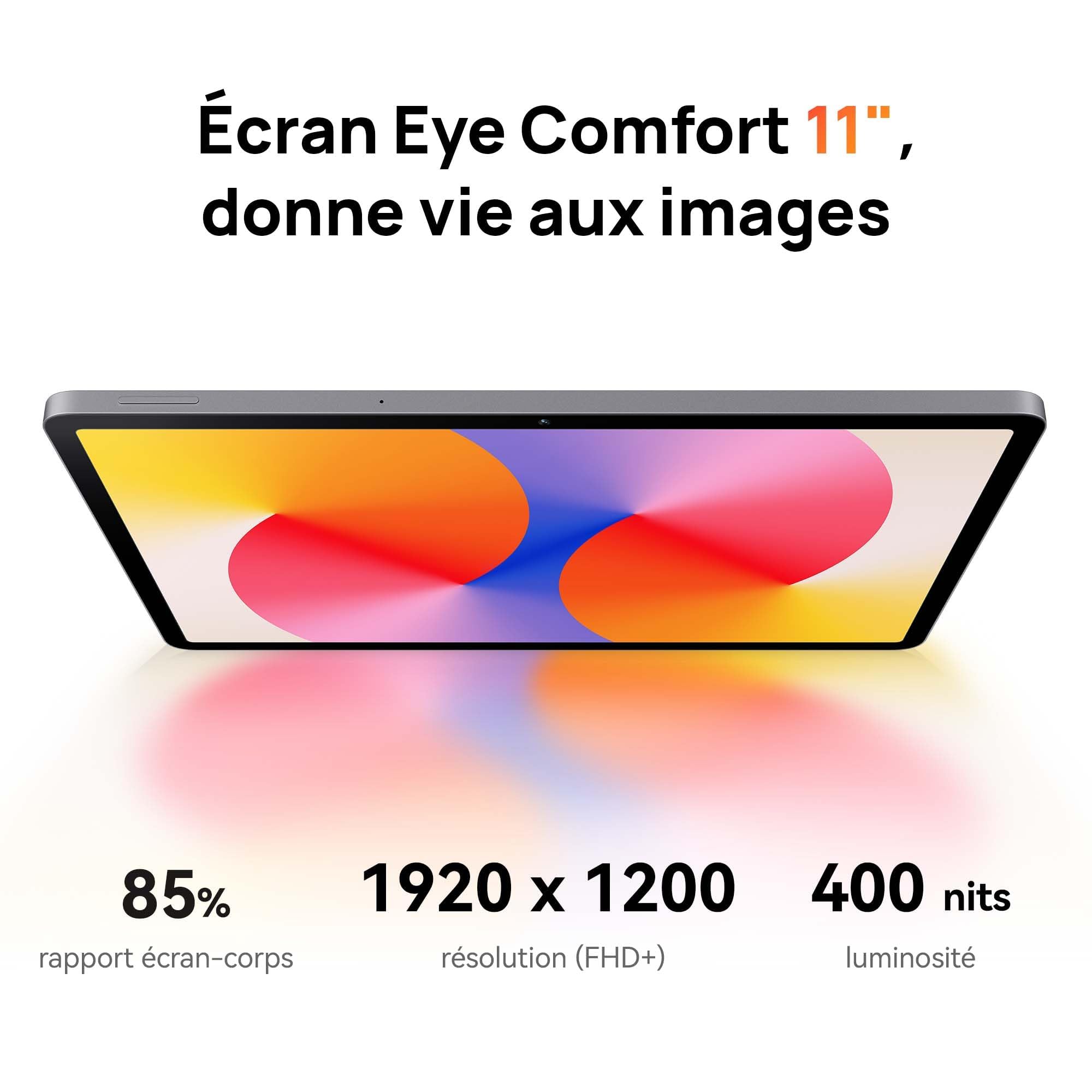 HUAWEI MatePad SE 11 Tablettes, Écran Fullview Eye Comfort 11 Pouces, 4+128G, Slim and Light 475g 6,9mm, Son époustouflant ajusté par Histen 9.0, Batterie de 7,700 mAh, Gris