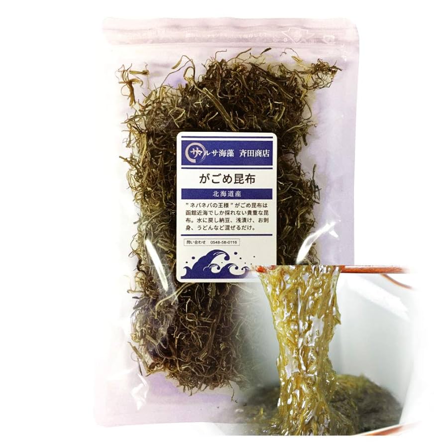 Amazon | がごめ昆布 刻みガゴメ 粘り昆布 北海道函館産 30g (1