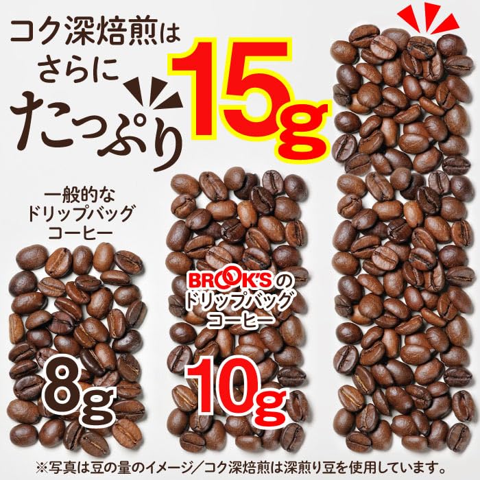 Amazon.co.jp: ブルックス Amazon コク深焙煎オリジナルブレンド48袋