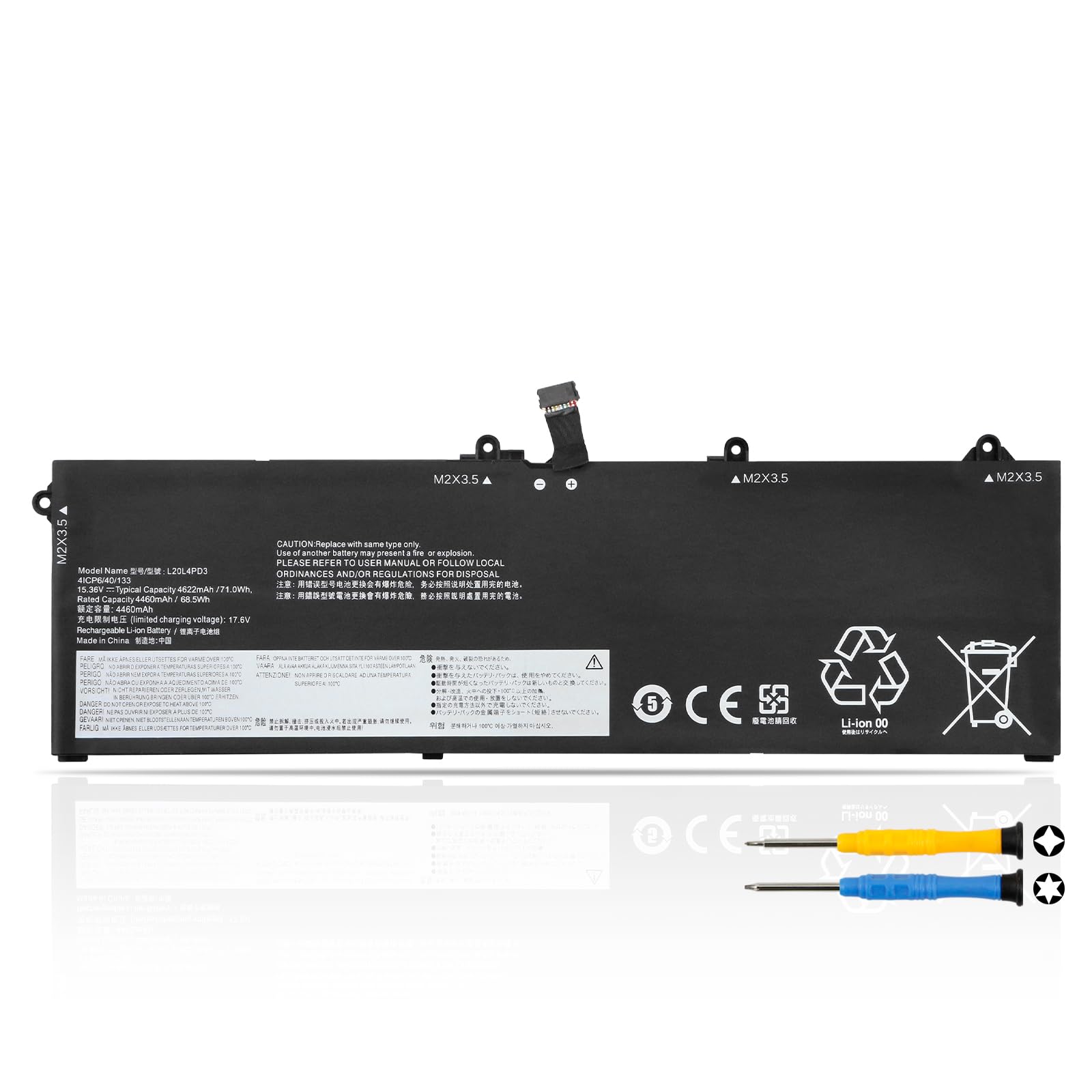 Amazon.com: ANTIEE 71WH L20M4PD3 L20L4PD3 Laptop Battery for