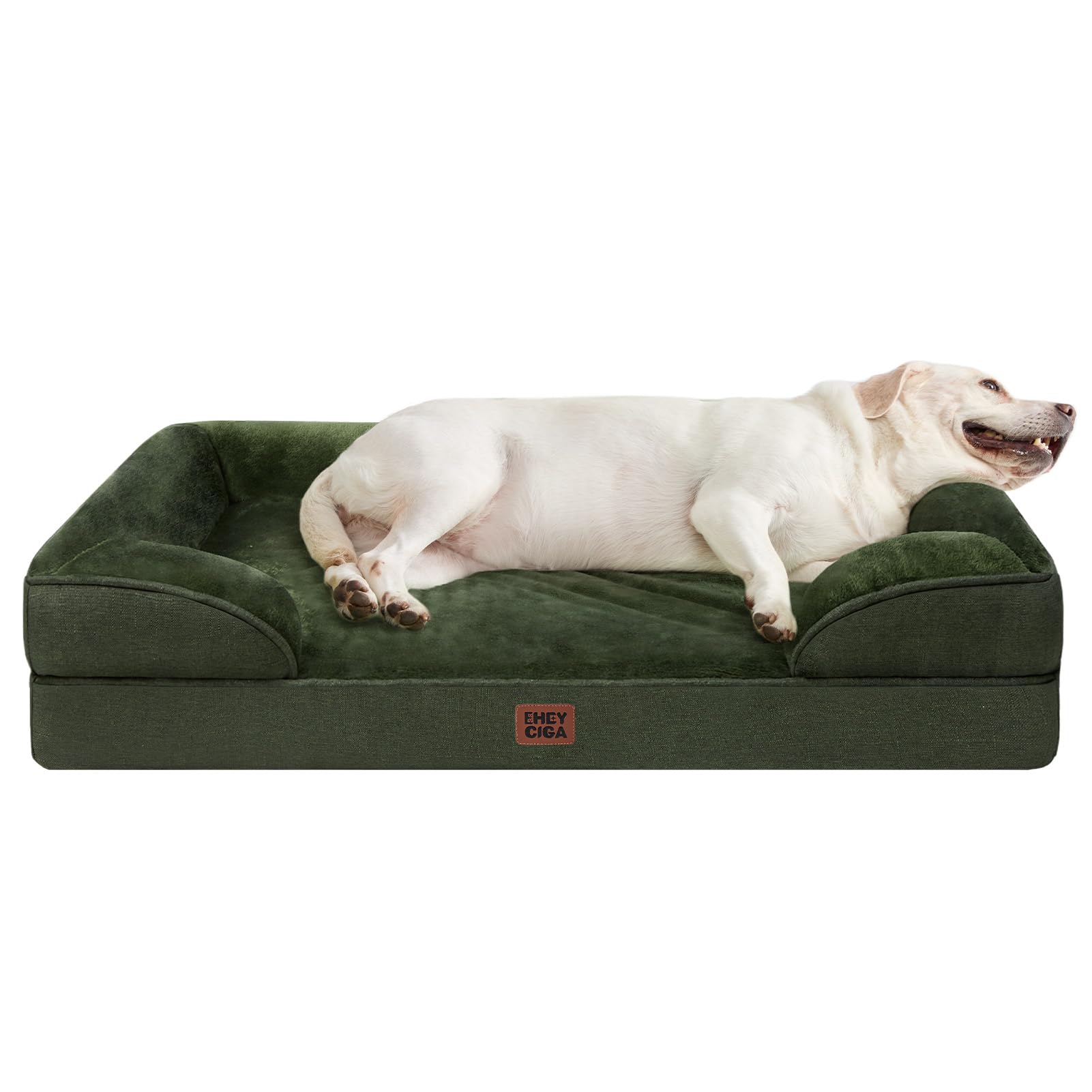 EHEYCIGA Orthopedic XXL Dog Bed, Waterproof Washable XL Big Pet Bed 46"