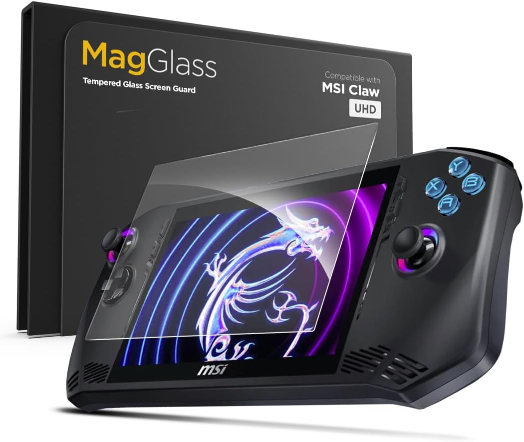 Screen Protector for MSI Claw, UHD Tempered Glass Display Guard (Handheld Gaming Console)