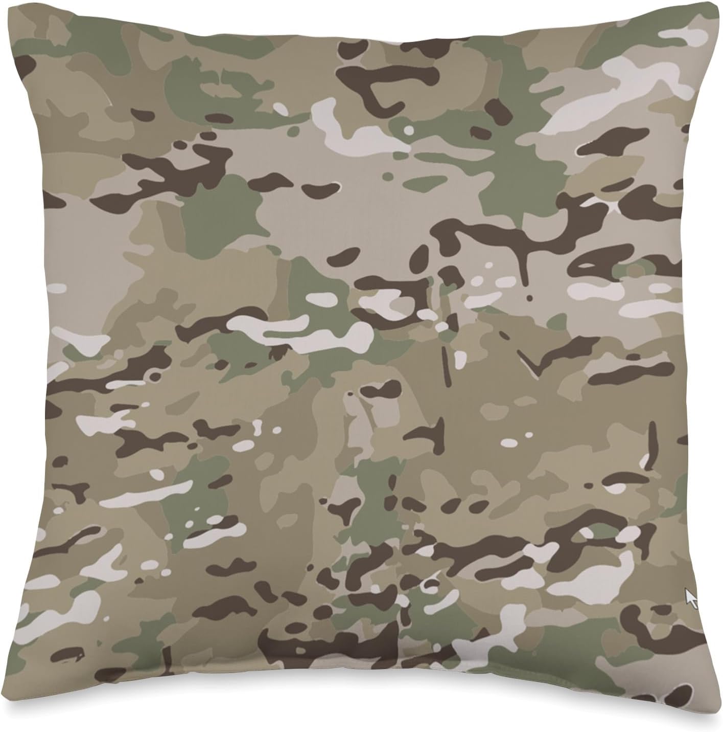 Multicam Camo Pattern US Army Military Camouflage OCP ACU Throw Pillow