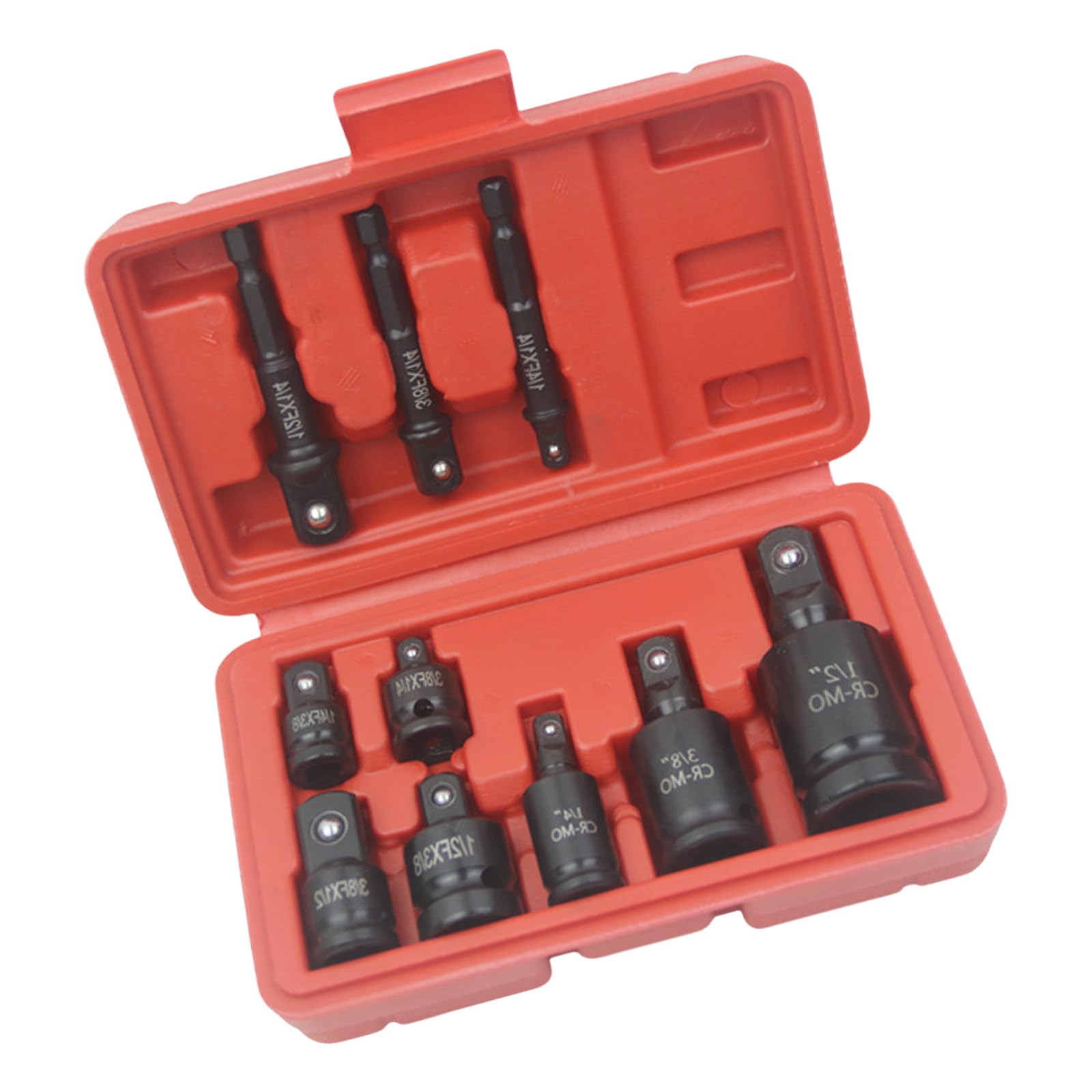 Lot de 6 adaptateurs de clé à douille à chocs 6,35 mm pour visseuse