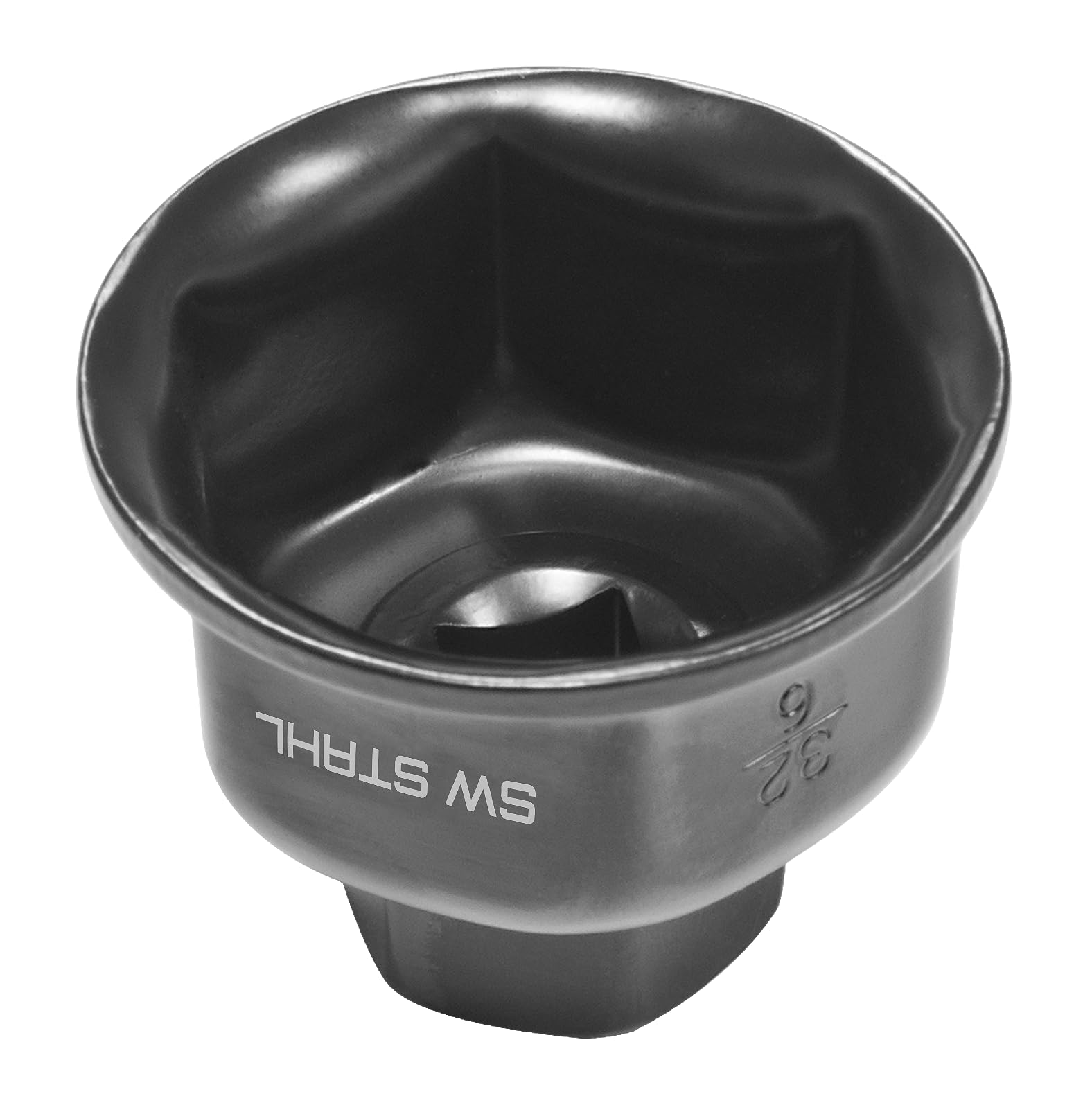 SW-Stahl Set 3 Chiavi per Filtro Olio, Attacco 3/8 Pollici, 27-32-36 mm | Bussole esagonali in acciaio per cartucce filtro olio, ricambio originale 08440L per manutenzione auto professionale
