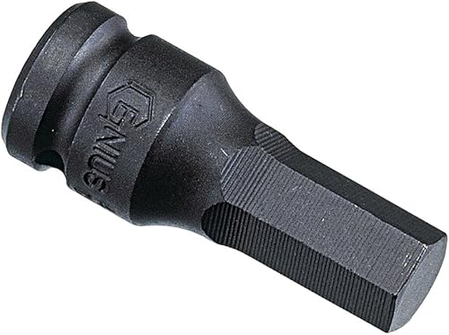 Genius Tools 12" Dr. 0.197 in Hex Impact Bit Socket, 76mmL (CR-Mo) - 447605