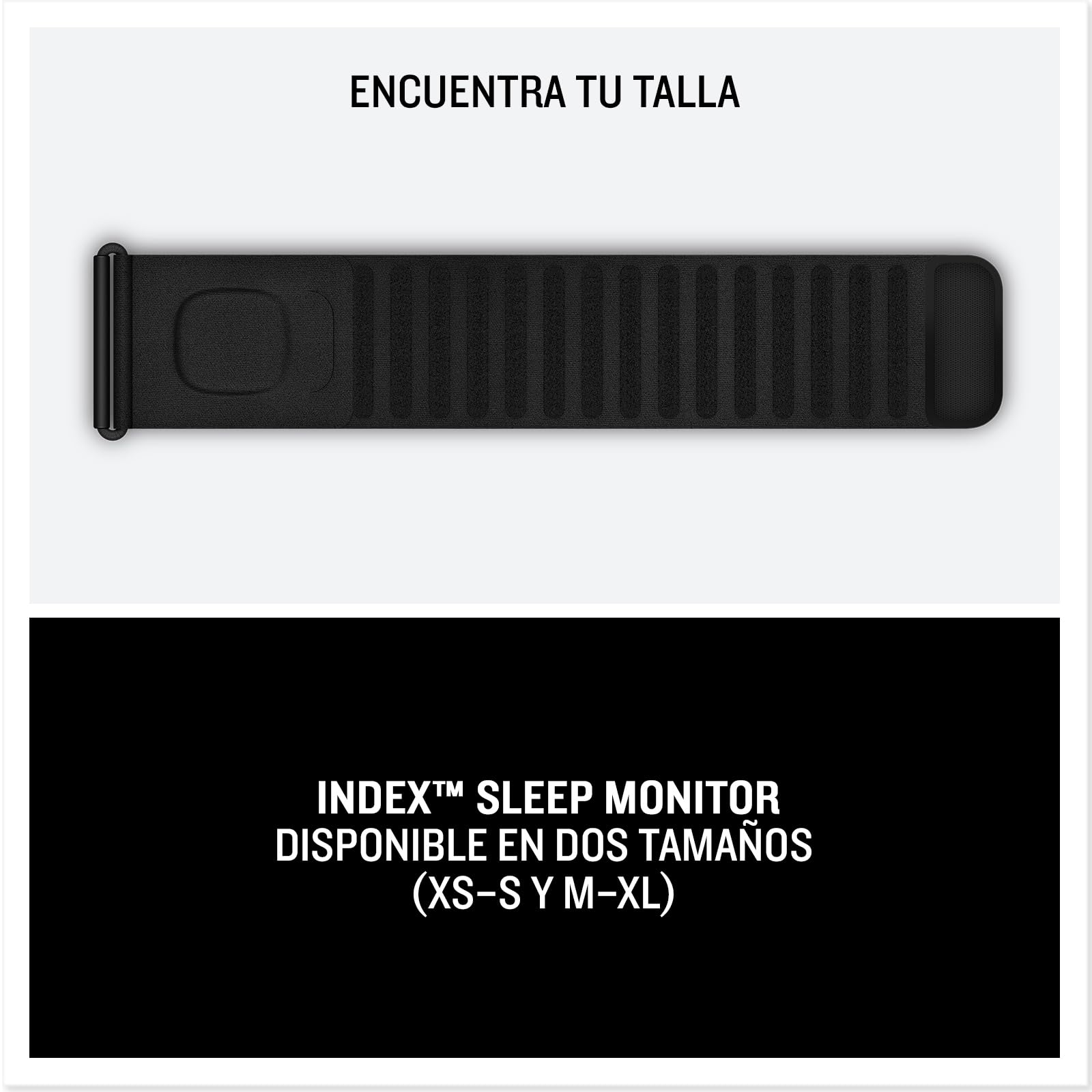 Garmin Index Sleep Monitor - Brazalete Inteligente para Dormir, Registro de Las Fases del sueño, puntuación del sueño, variabilidad de la frecuencia Cardiaca, Alarma Inteligente (L/XL)