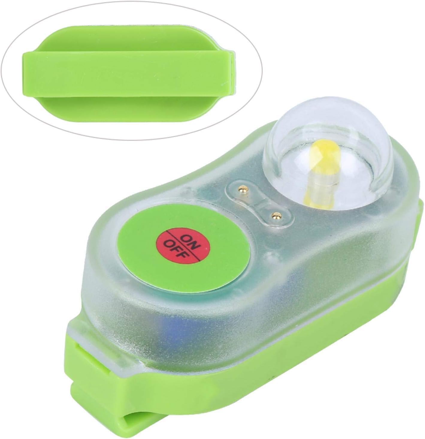 Rettungsweste Licht,JHYD I LED-Lithium-Rettungswestenleuchte,Lebensrettende Taschenlampe,Survivor-Locator-Licht,Rettungsleuchte Meerwasser Selbstbeleuchtung für Wasserüberlebensnotfälle(Grün)