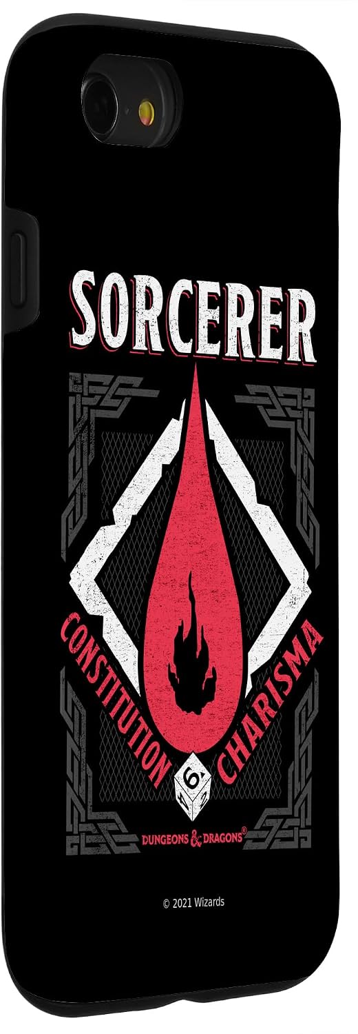Dungeons & Dragons Sorcerer Constitution & Charisma Case for iPhone SE (2020) / 7 / 8
