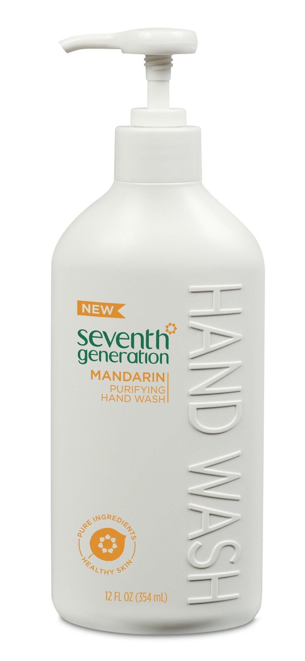 Seventh Generation Purifying Hand Wash, Mandarin, 12 Ounce (Pack of 3)