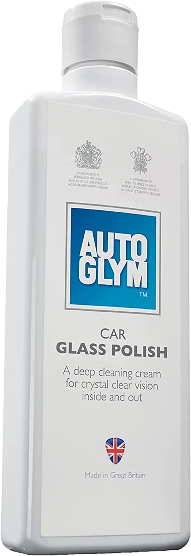 Autoglym Car Glass Polish, 325ml - Windscreen and Car Window Cleaner, Deep Cleaning Cream for Crystal Clear Vision Inside and Out