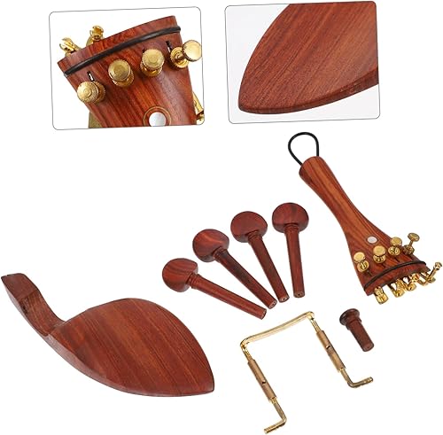 Miniatura 8 de ERINGOGO 1 Unidades de accesorios para violín pequeño para principiantes, afinador de violín, violín, afinación de violín, poste de sonido para