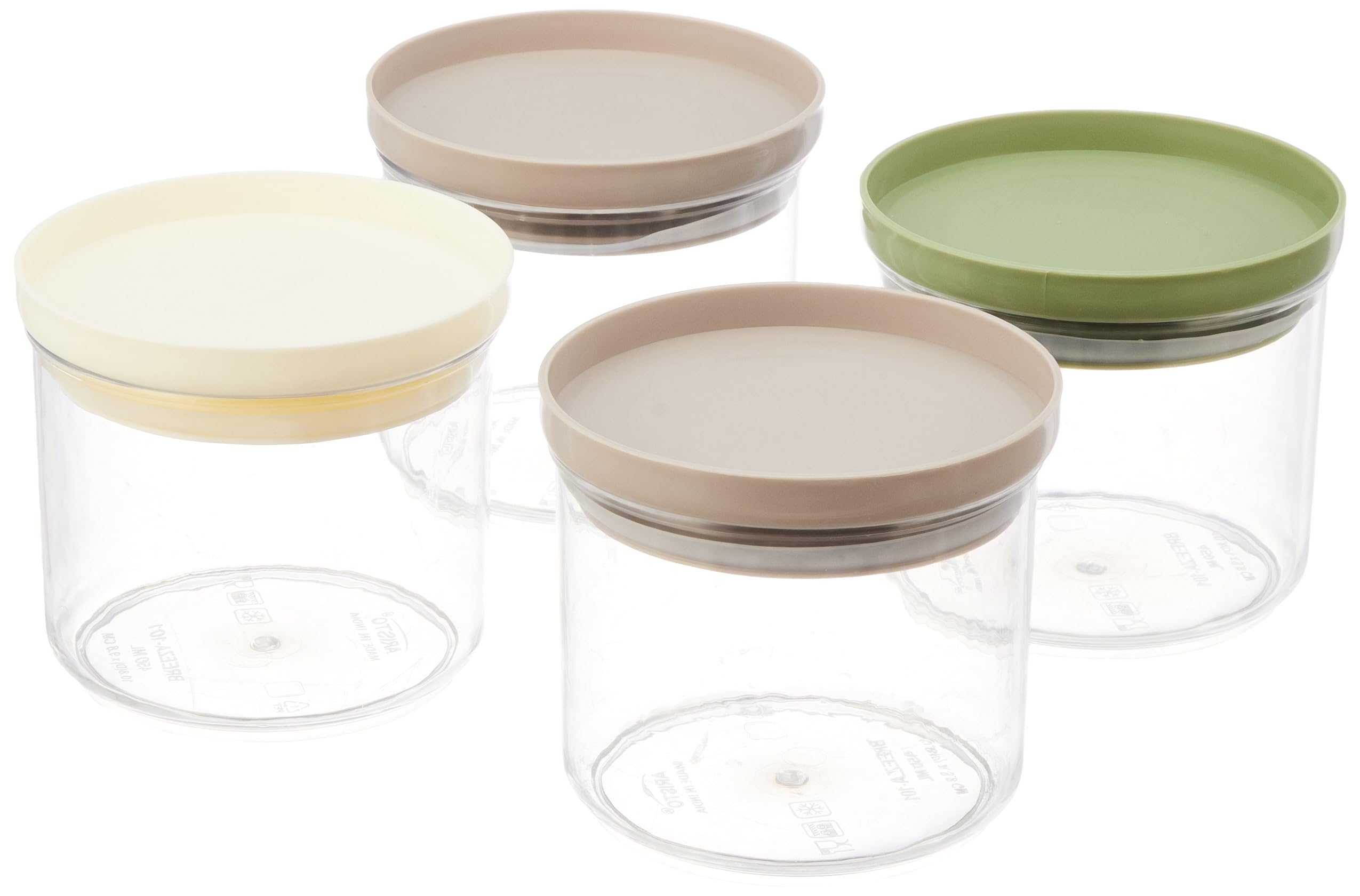 Aristo Breeza Airtight Round Containers 450ml (Set of 4) at ₹200 – Amazon