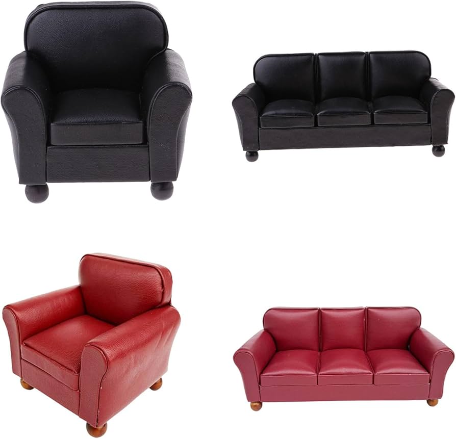 ミーロン♡ミニチュアソファー♡デニム ドールハウス Amazon | 1/12スケールドールハウスのミニチュアソファモデルの