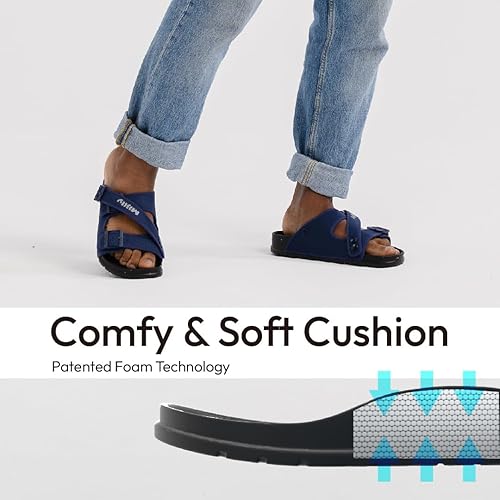 Vista 4 de Mijily AIR - Sandalias unisex sostenibles de viaje Pro 4 en 1 con soporte de arco