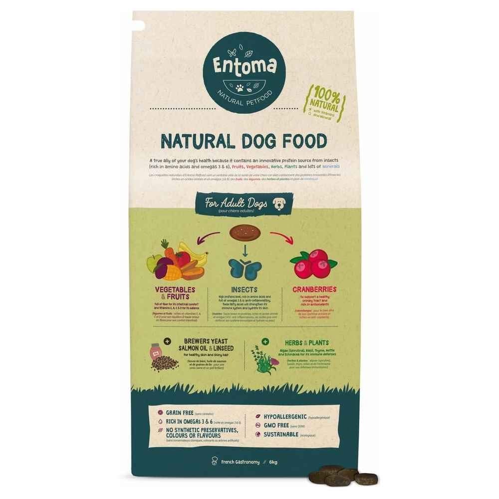 Croquettes d'insectes pour chien Entoma l'excellence au naturel