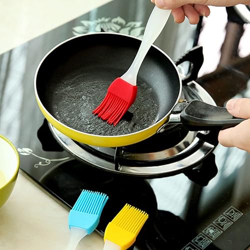 Miniatura 2 de Brocha para untar y untar brocha de silicona para cocinar, cepillos de cocina y brocha para untar barbacoa, colores brillantes variables, el mejor