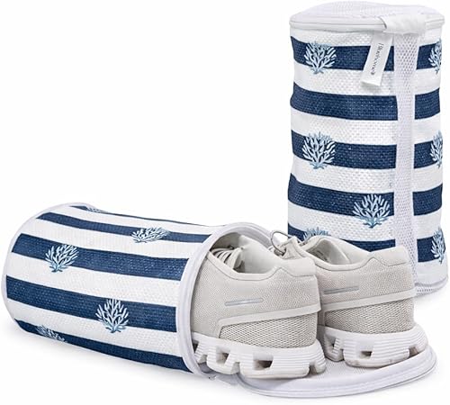 Bluehome Shoe Washing Machine Bags (2-Pack) – Protective Mesh Laundry Bags for Shoes, Includes Sneaker Brush