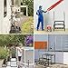 RV Steps with Handrails 3 Steps Mobile Home Stairs Outdoor RV Step Ladder with Anti-Slip Pedals Hot Tub Steps for Home, Spa, Travel Trailers, Porch, Pool