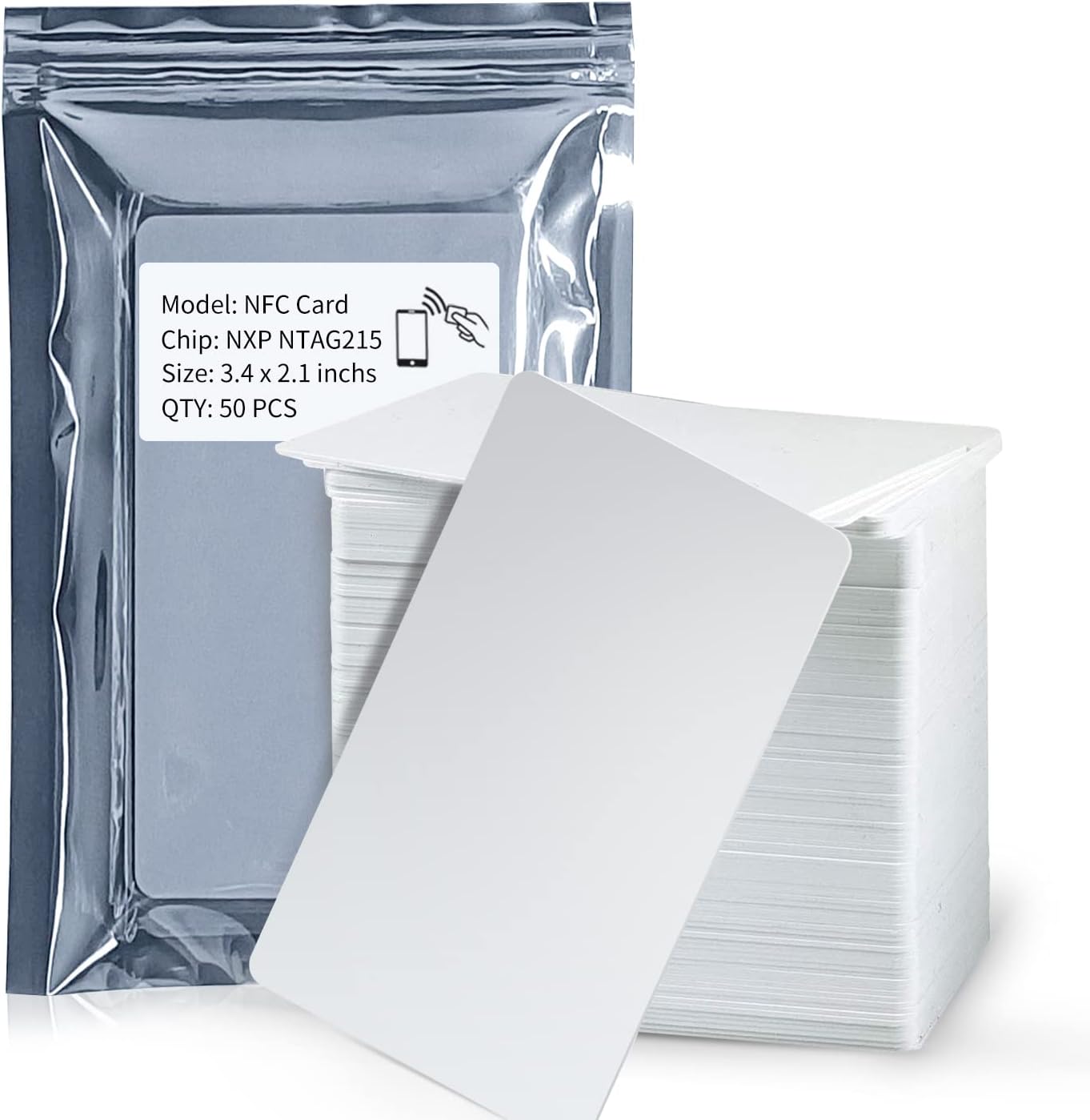 25 Stuks NTAG215 NFC-kaarten Blank PVC Kaart NTAG 215 NFC-tag Van