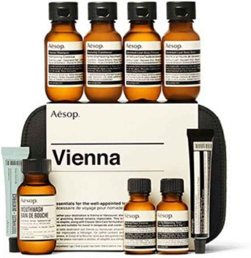 Aesop Vienna Travel Kit A Hair Body And Oral Care Essentials