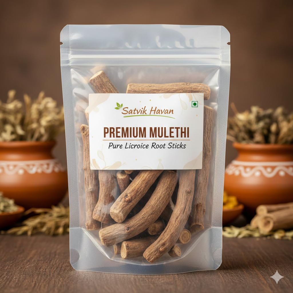 Mulethi (Licorice Root Sticks)