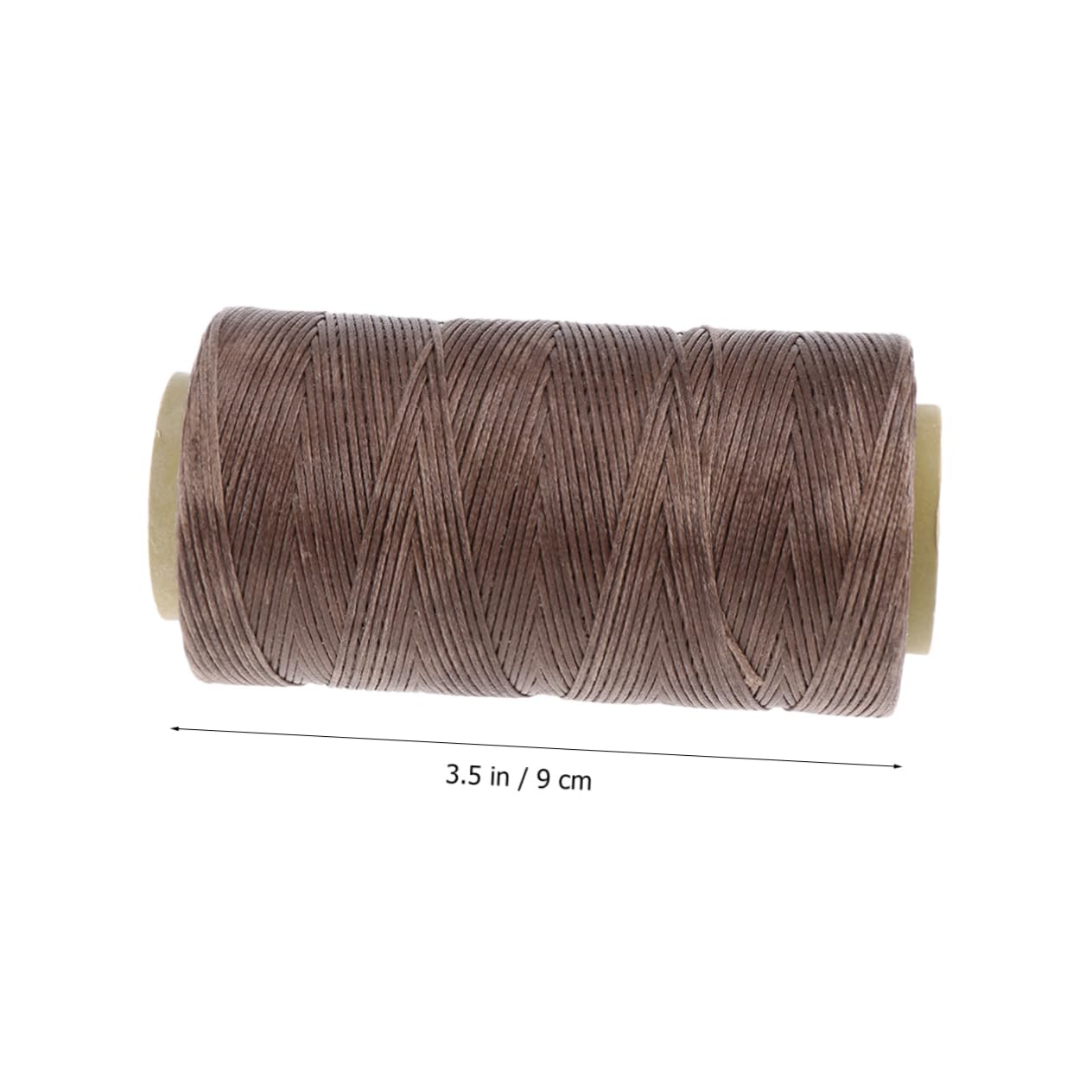 STOBOK 3pezzi Filo Cerato Piatto Per Cucito Pelle Filo Da Cucire Cera No Marrone Per Progetti Fai Te Riparazioni e Rilegatura Resistente e Versatile Per Artigianato Pelle