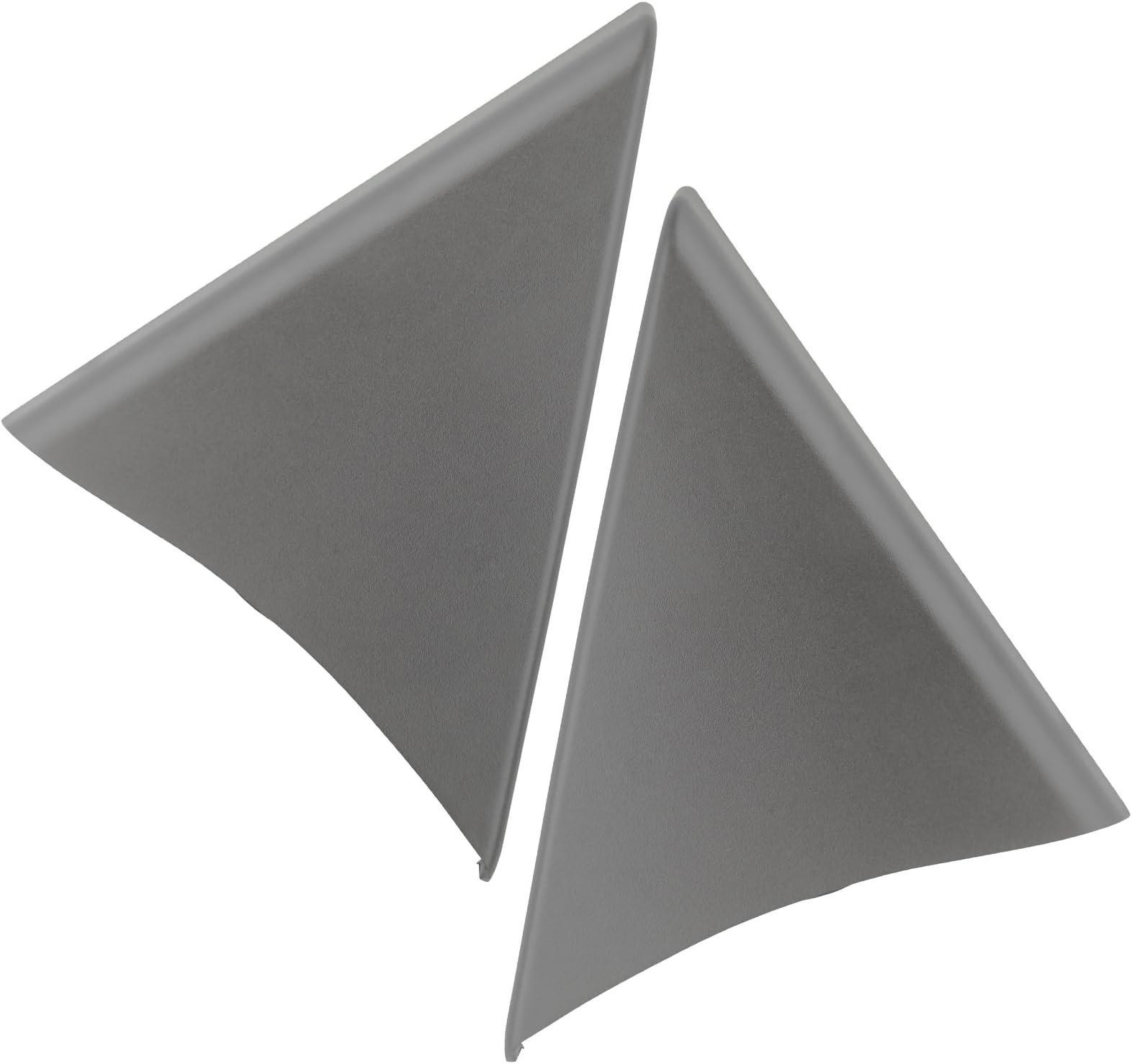 APPERFiT Front Door Upper Trim Panel Triangle Cover (Gray) Compatible with 2007-2013 Chevrolet Chevy Avalanche Silverado Suburban Tahoe, GMC Sierra Yukon