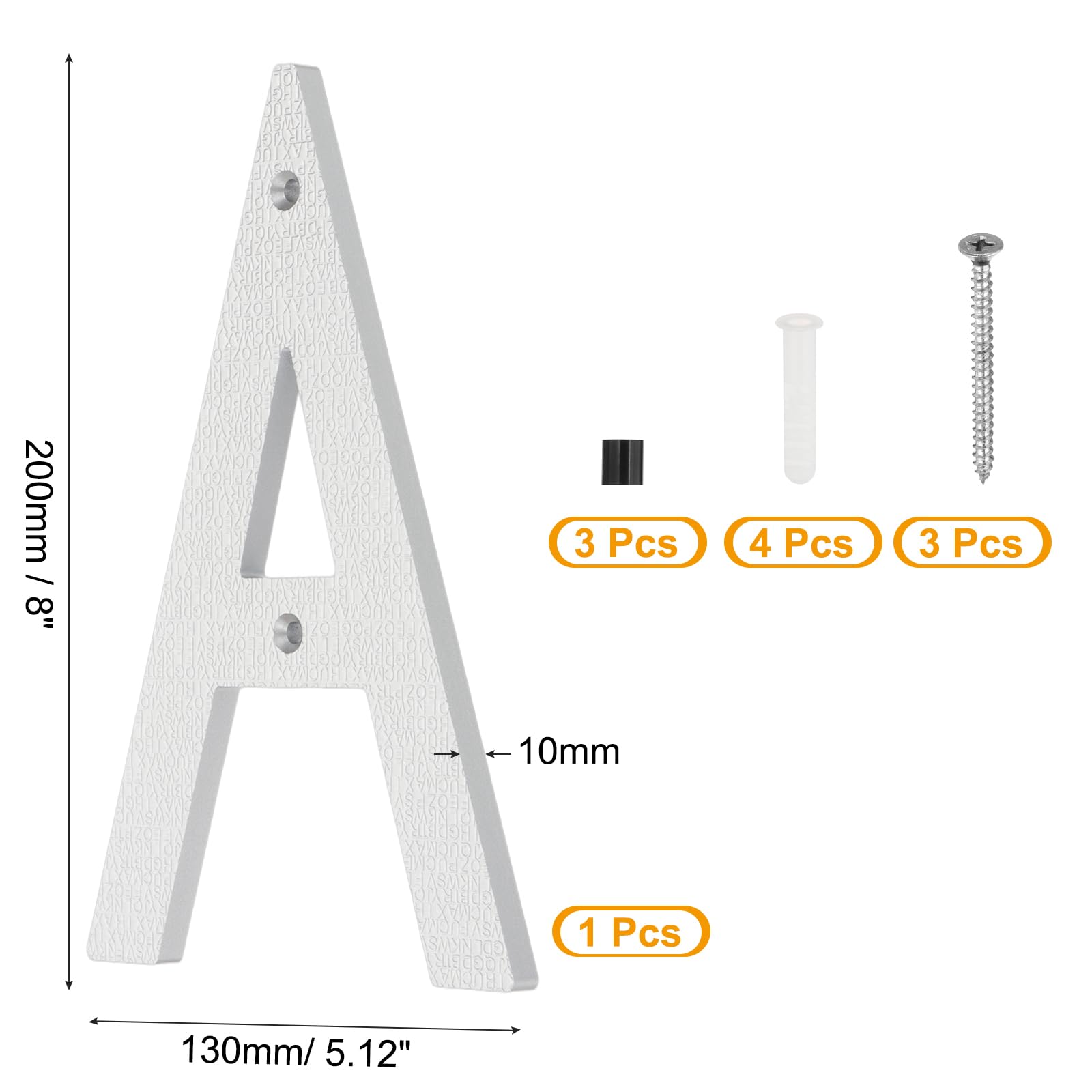 PATIKIL 8 Inch House Numbers - Image 2