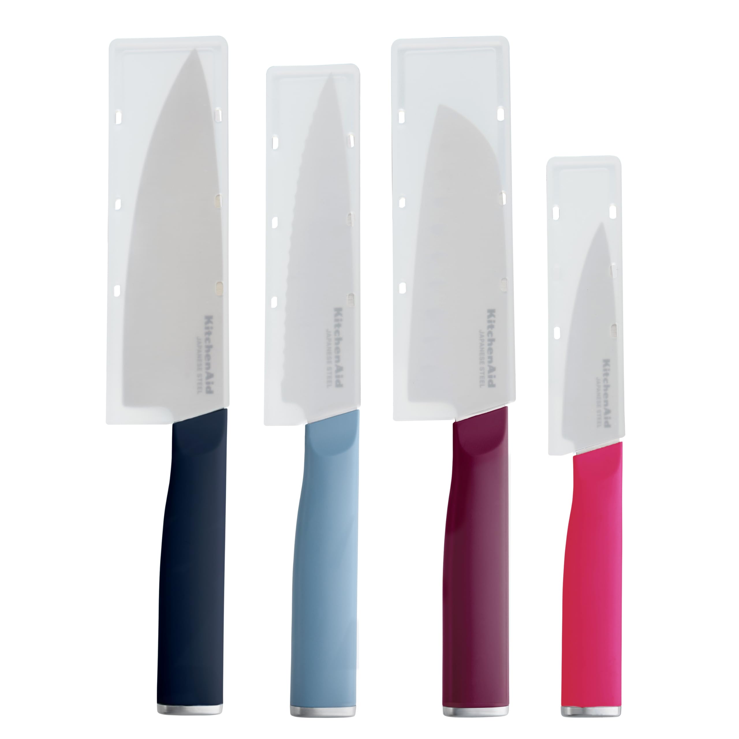 Amazon.com: KitchenAid 4-Piece Chef Knife Set with Blade Covers, 6